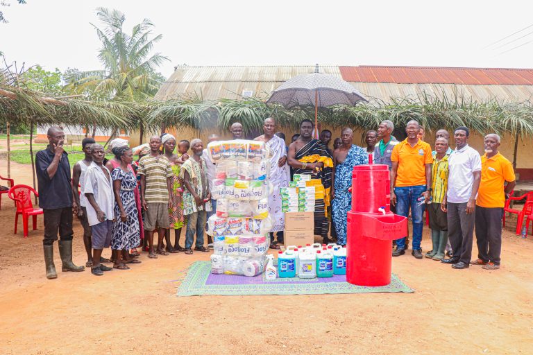 ADRA Ghana Donates Infection Prevention Consumables (IPCs) to Somsei Chps Compound